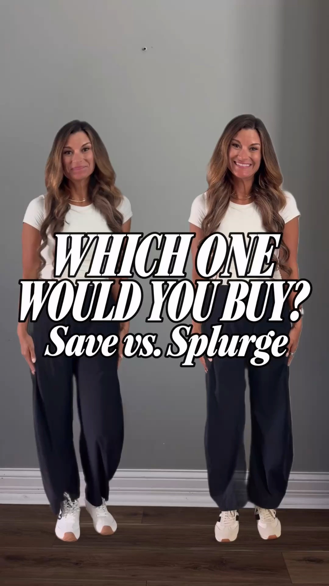 Save vs splurge - viral barrel pants and jacket look for fall