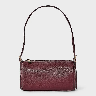Mini Boxy Barrel Bag - A New Day™ Dark Red | Target