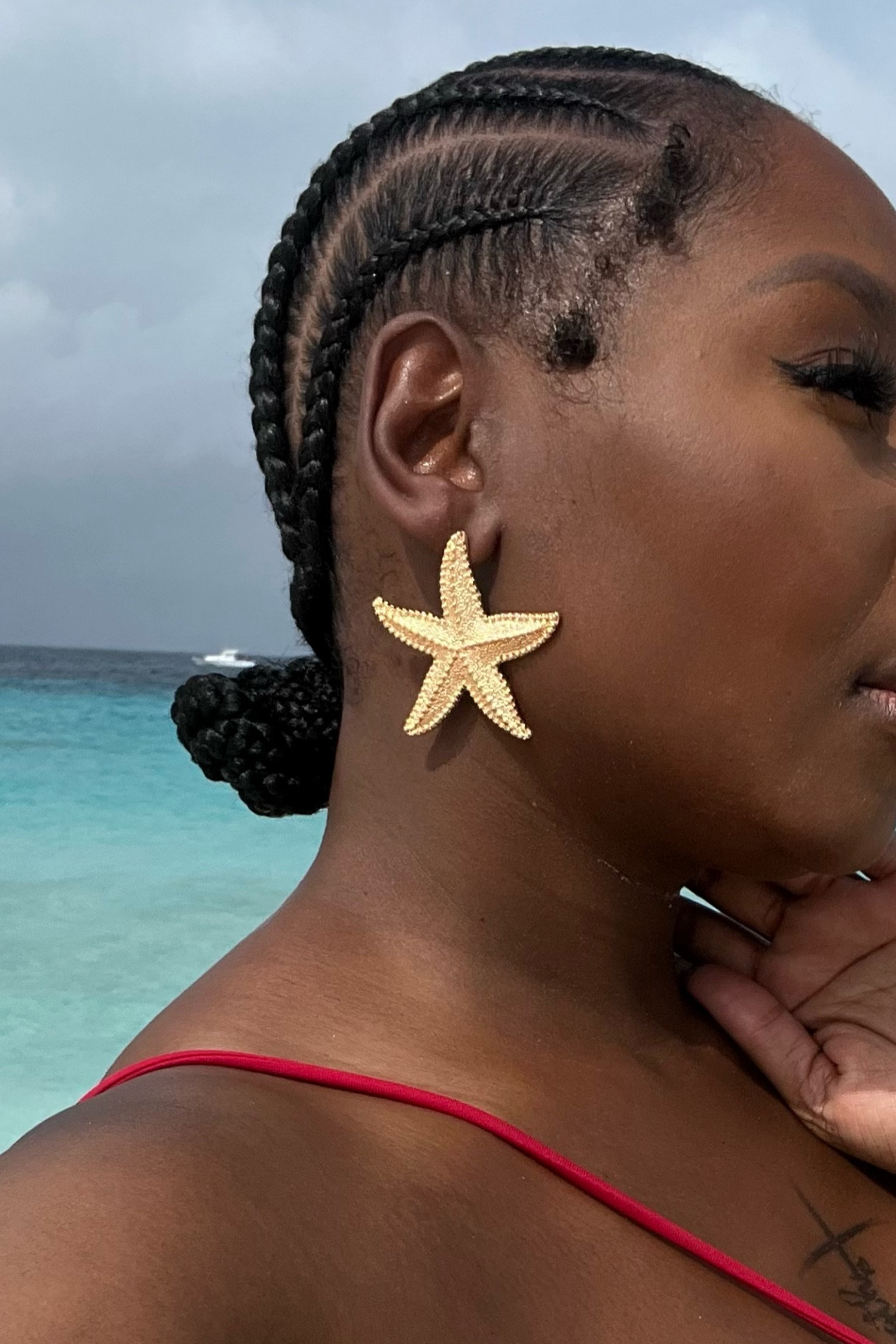 Star fish earrings I found on shein to match ! 

#LTKstyletip #LTKtravel #LTKsalealert