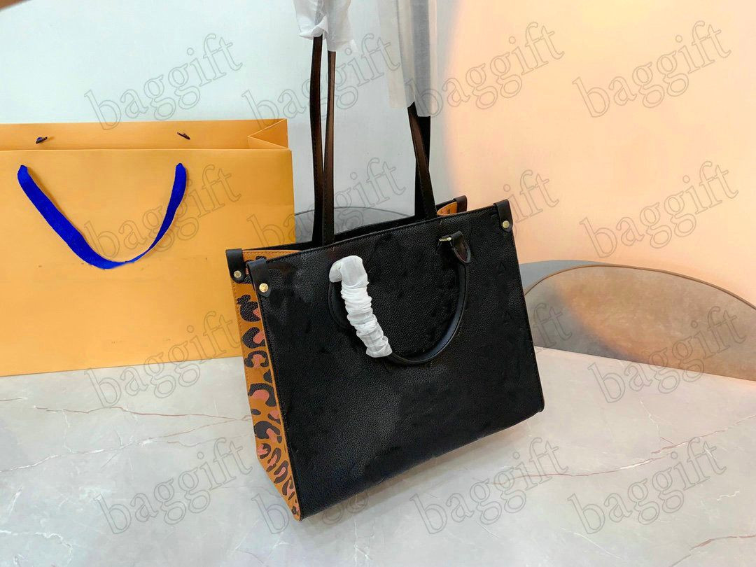 ONTHEGO PM 25 Bag Leopard Mini Tote Wild At Heart Embossed Monograms Leather Womens Designer Hand... | DHGate