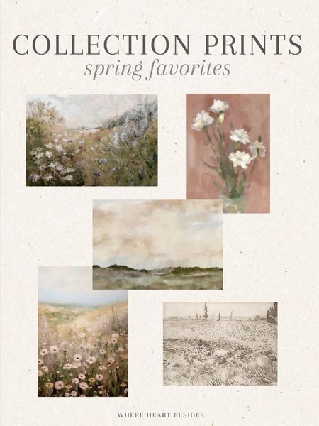New spring art prints from Collection Prints. Linked my favorites below. 🤍

#LTKhome #LTKSeasonal