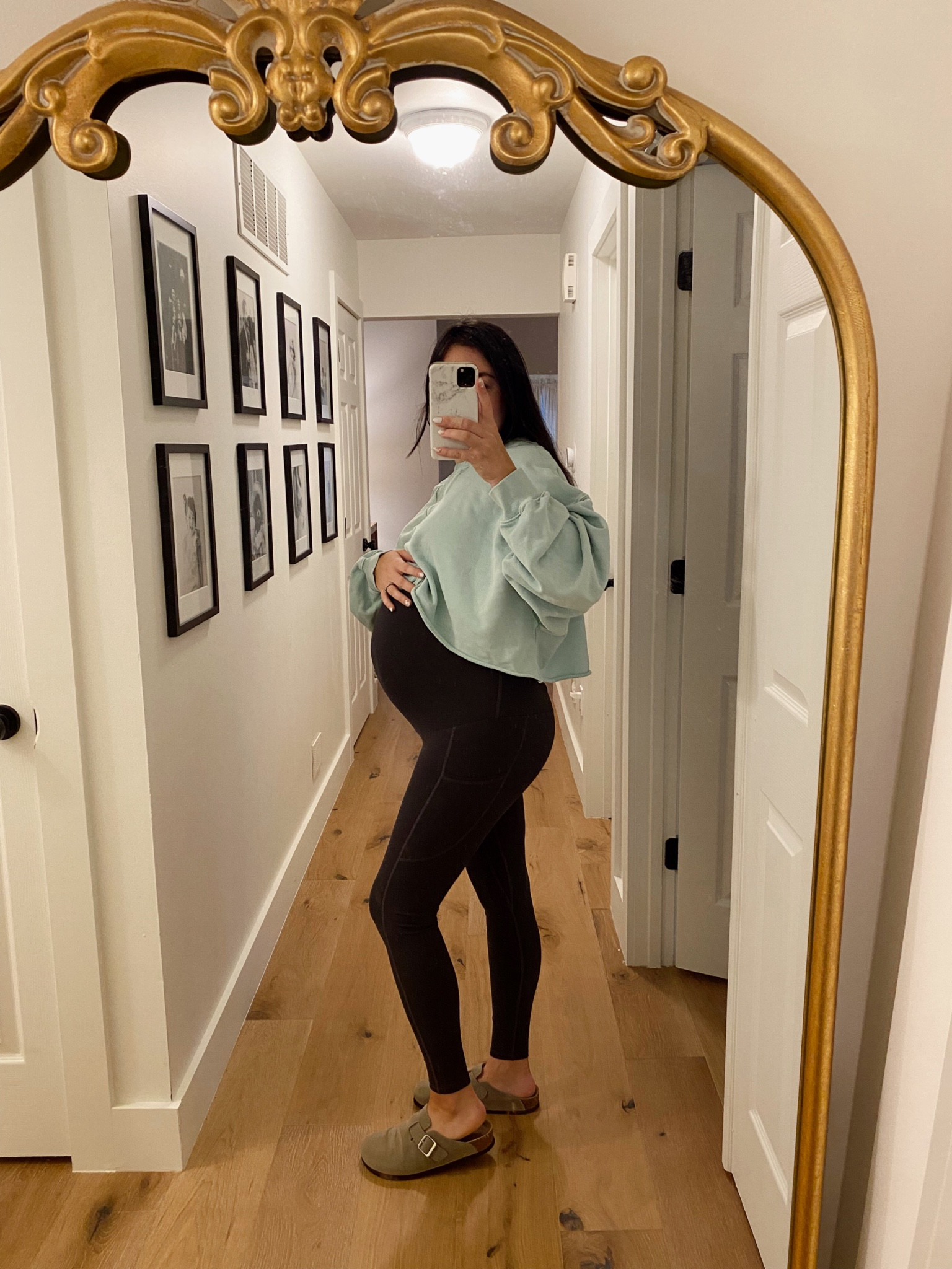 Loving these maternity leggings that are under $30!

#LTKbump #LTKSeasonal #LTKunder50