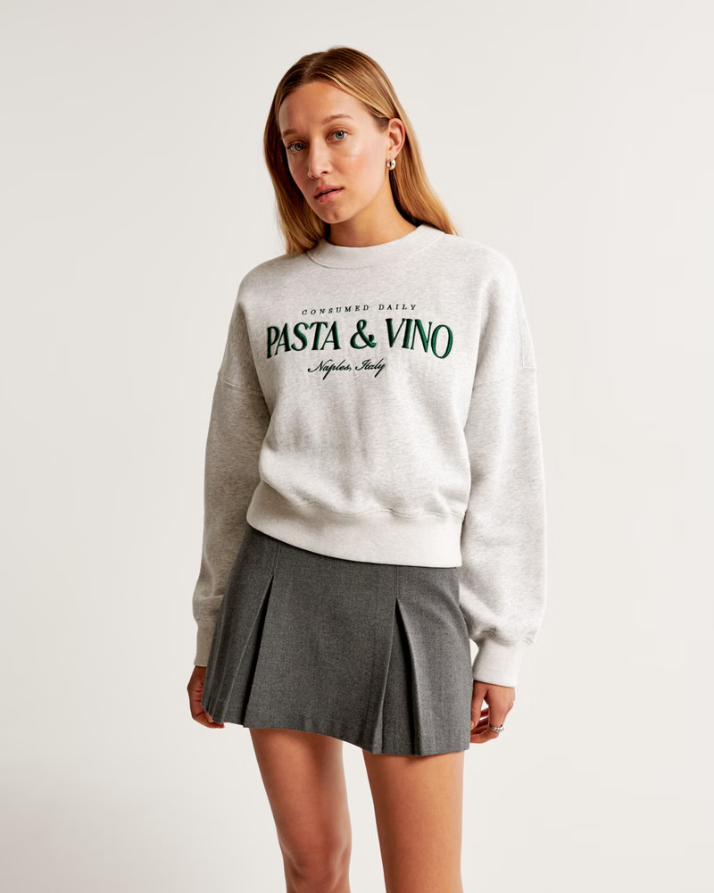 Pasta Graphic Sunday Crew | Abercrombie & Fitch (US)