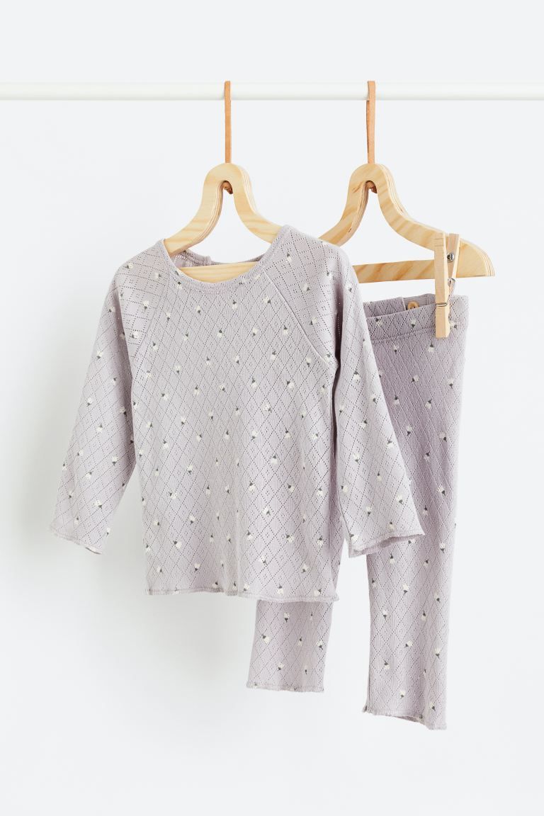 2-piece Pointelle Set | H&M (US)