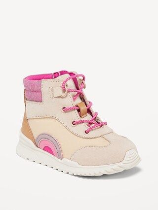 Color-Blocked Lace-Up Hiking Sneakers for Toddler Girls | Old Navy (US)