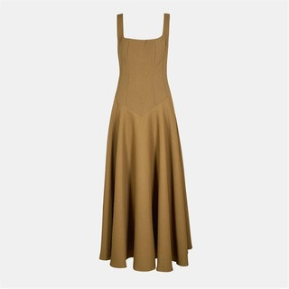 The Ultimate Muse Low Waist Square Neck Midi Dress | House of Fraser UK