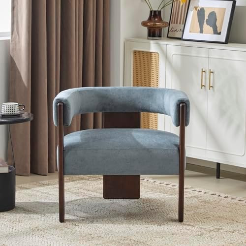 Christopher Knight Home Nettie Modern Accent Chair for Living Room, Velvet Fabric Single Lounge S... | Amazon (US)