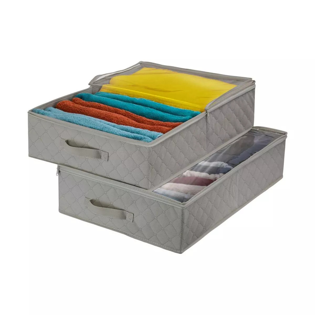 Sorbus Foldable Storage Bag Organizers (Gray|3 Pack) | Target