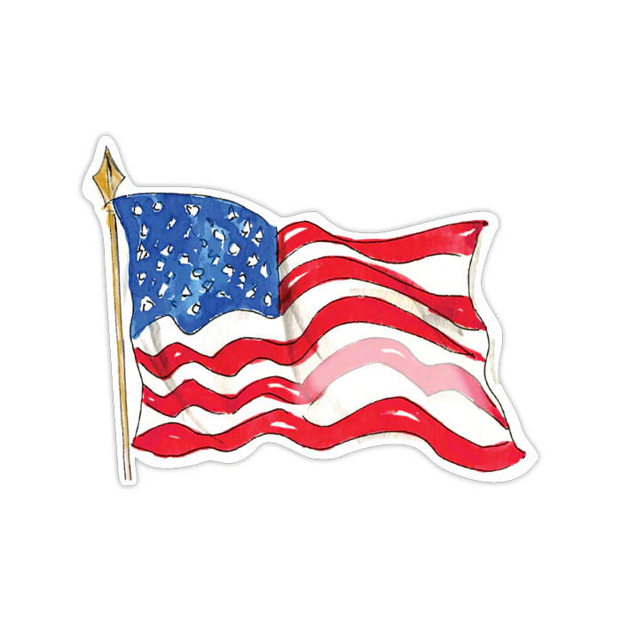 American Flag Red White and Blue Die-Cut Accent | Rosanne Beck Collections