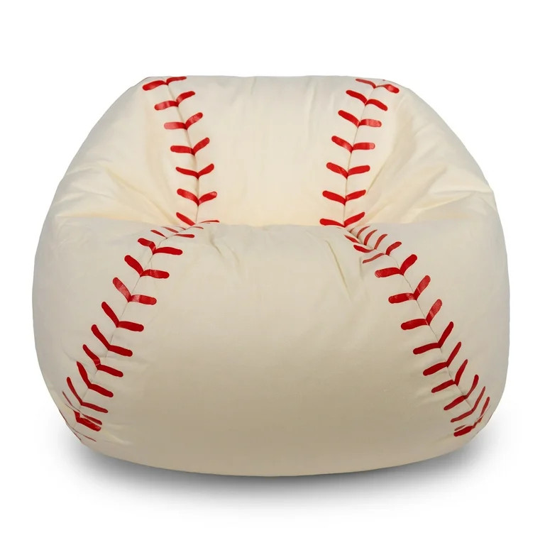 Big Joe Sports Ball Child-Sized Bean Bag Chair, Baseball Plush, Soft Polyester, 2.5 feet | Walmart (US)