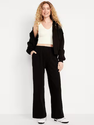 High-Waisted SoComfy Wide-Leg Sweatpants | Old Navy (US)