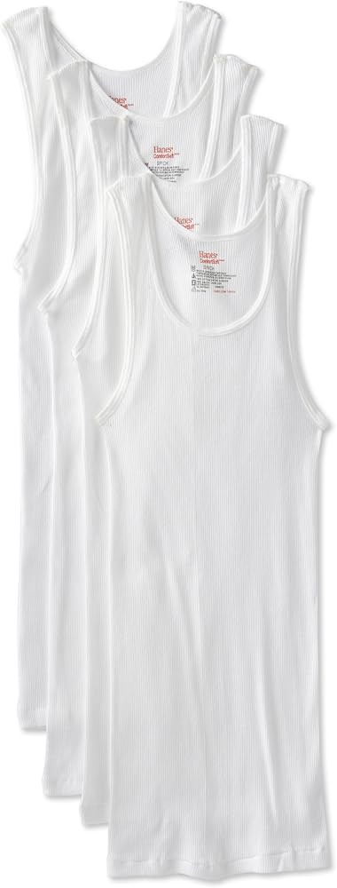 Hanes Men's 4-Pack FreshIQ Tank | Amazon (US)
