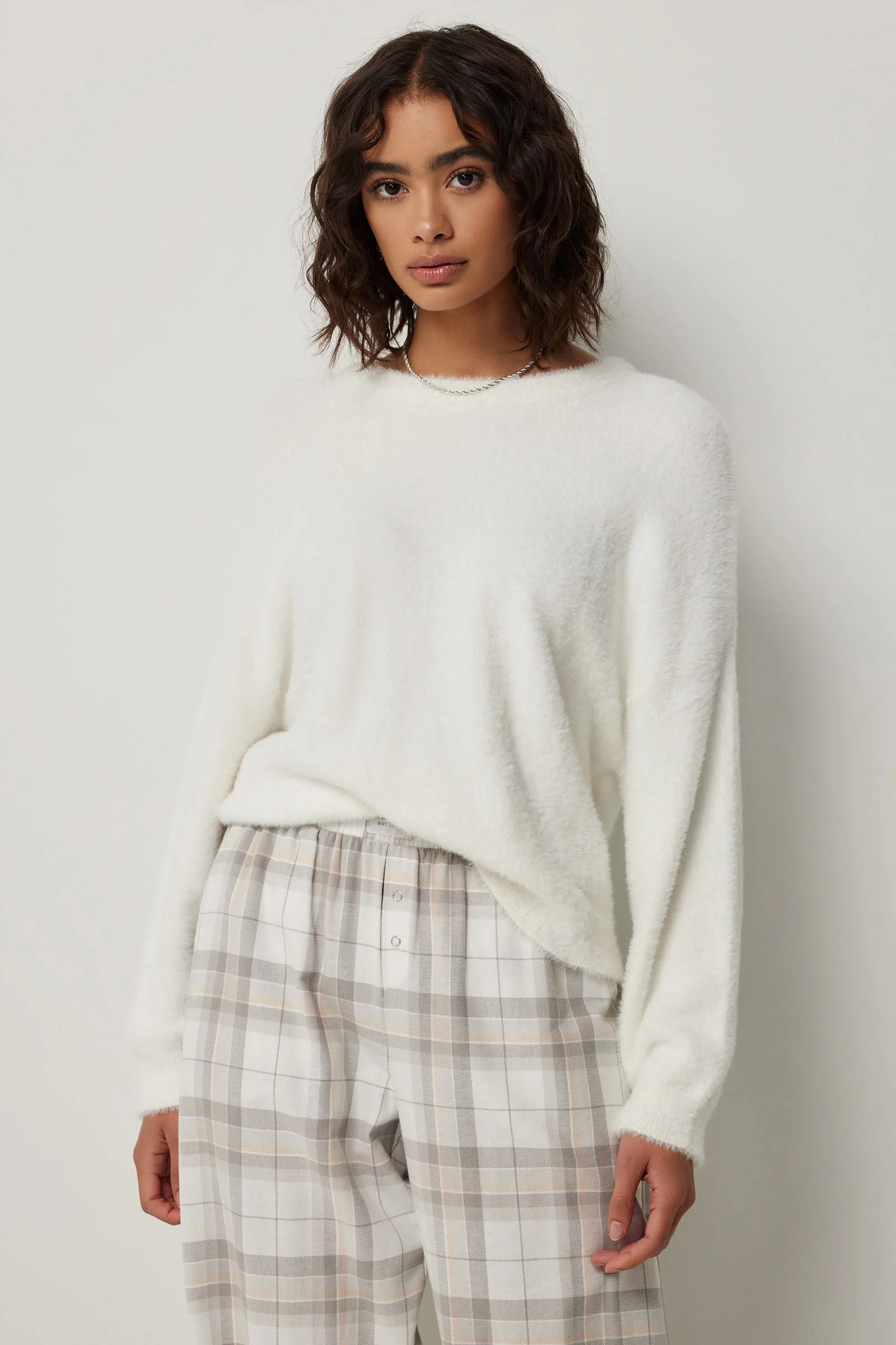 Loose Fit Fuzzy Sweater | Ardene