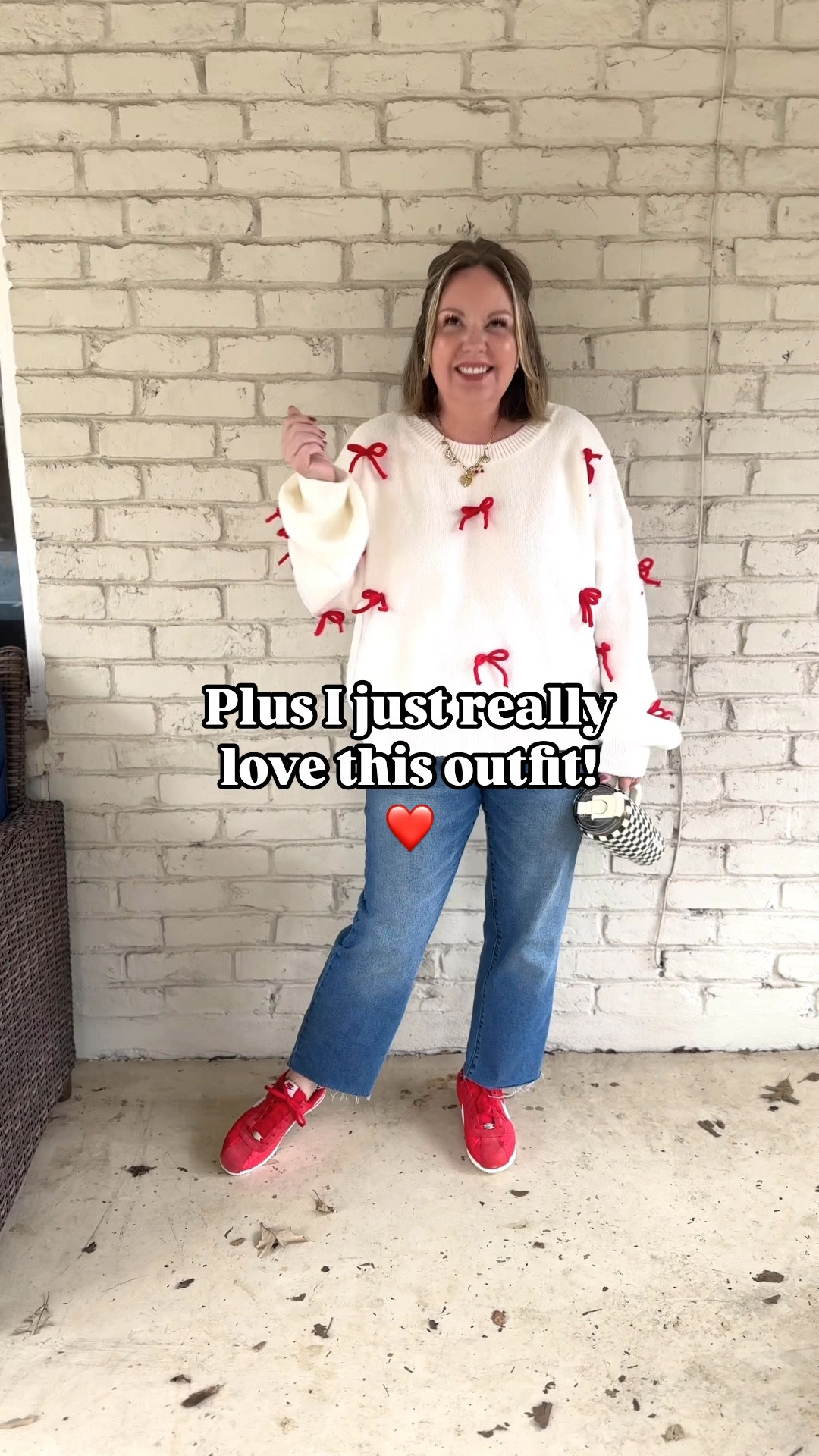 Large top & bottom ❤️

The sneakers are youth sizing. I get a 7.5 in women’s Nikes so I got a kids 6 in these and they fit great! 

#LTKSeasonal #LTKFindsUnder50 #LTKStyleTip