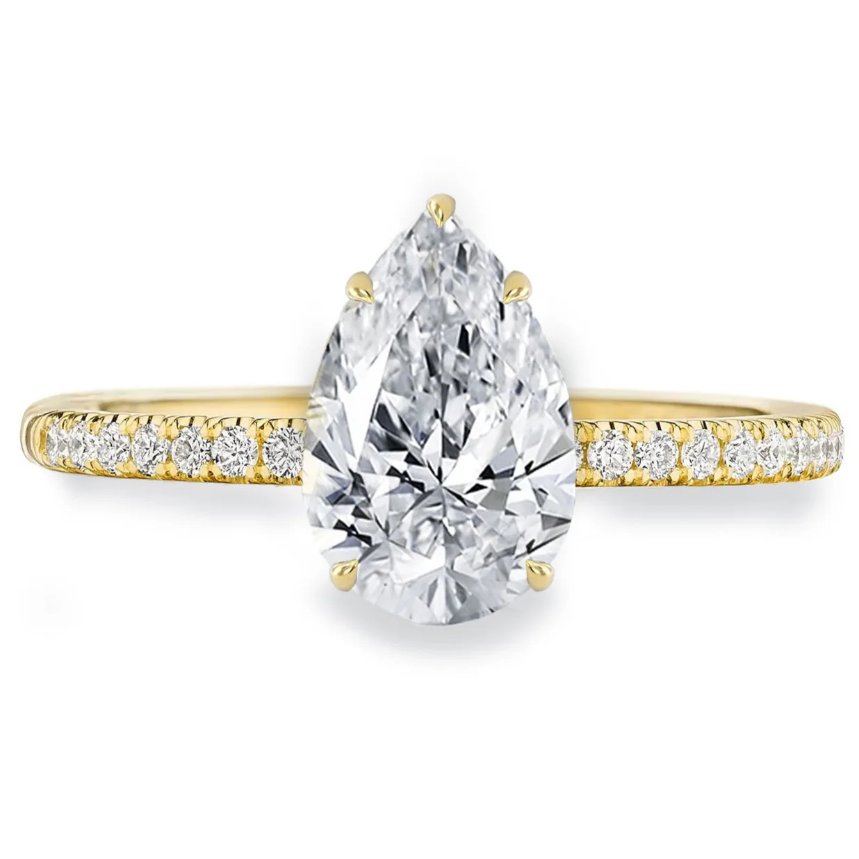 Simply TACORI Pear Solitaire Engagement Ring | J. Brooks Jewelers