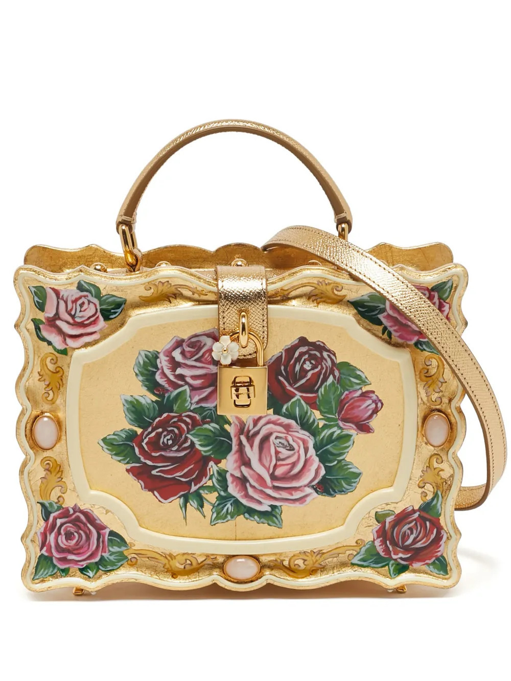 Dolce & Gabbana Pre-Owned Dolce Box mini bag - Gold | Farfetch Global