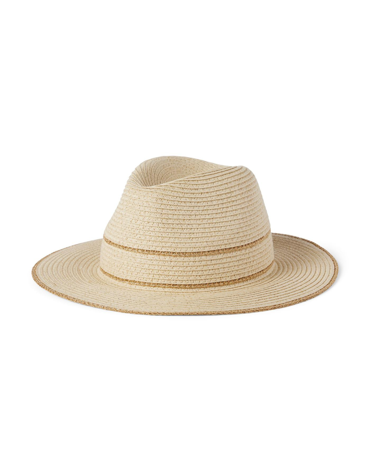Metallic Stripe Straw Hat | Janie and Jack