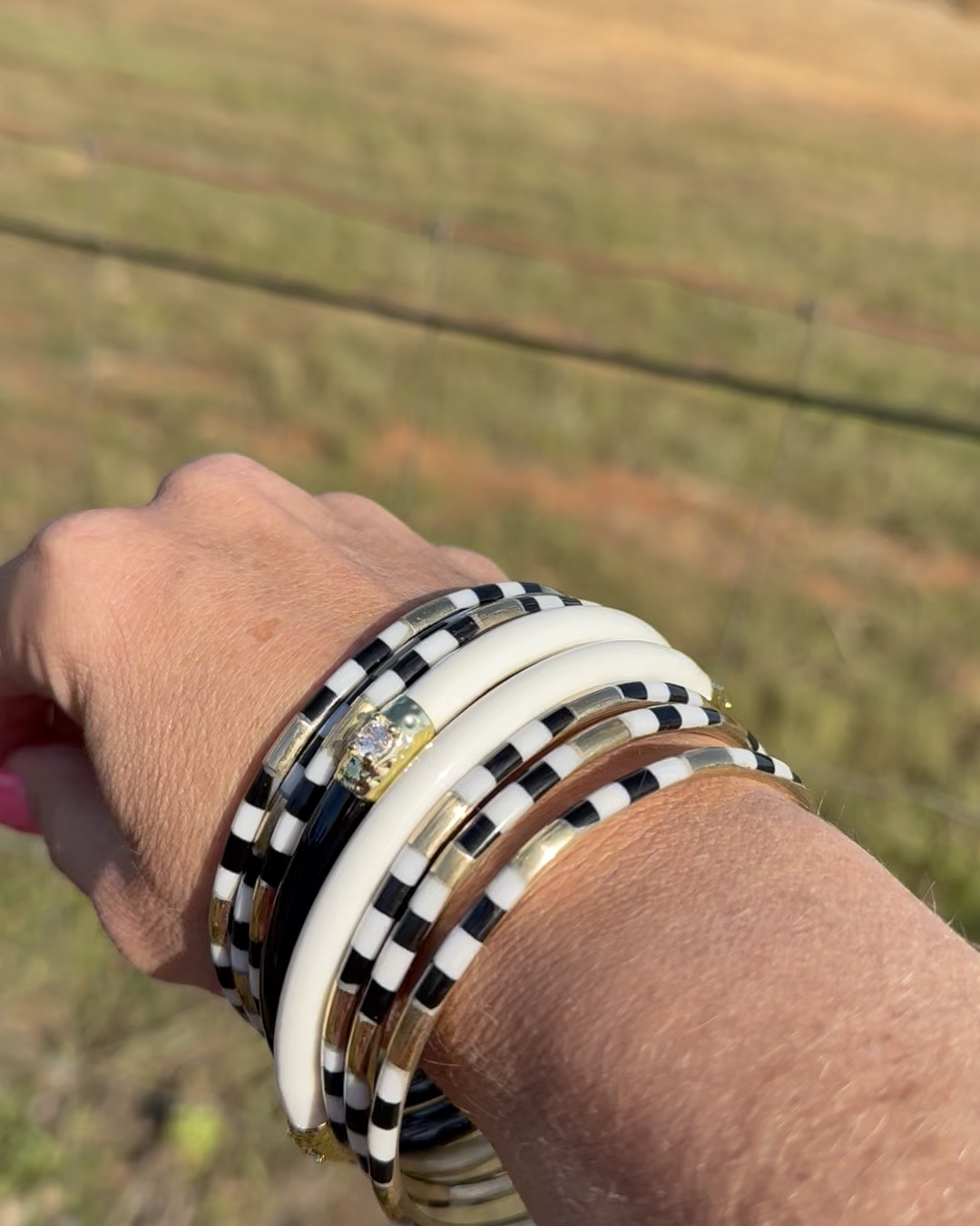 My black and white BudhaGirl bracelets were perfect for my son’s motocross area qualifier this weekend!!! 🏁

#LTKStyleTip #LTKWatchNow #LTKOver40
