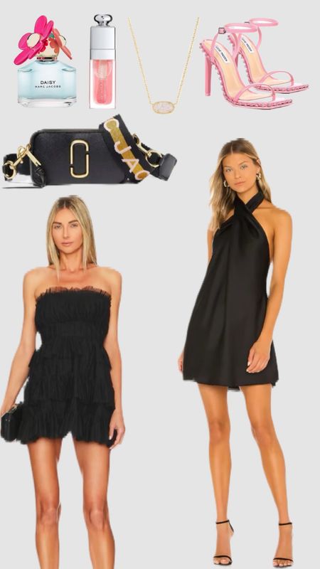 Black mini dress outfits!!❤️‍🔥
•Marc Jacobs purse, Steve Madden heels , black heels , revolve dresses, Dior lip oil, black purse, perfume

#LTKstyletip #LTKwedding #LTKGiftGuide