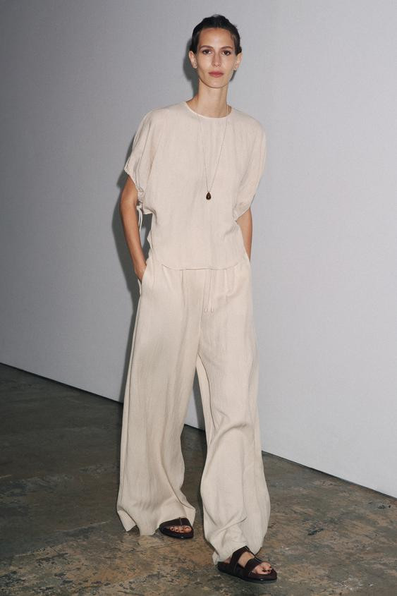 ZW COLLECTION PUFF SLEEVE BLOUSE | Zara US