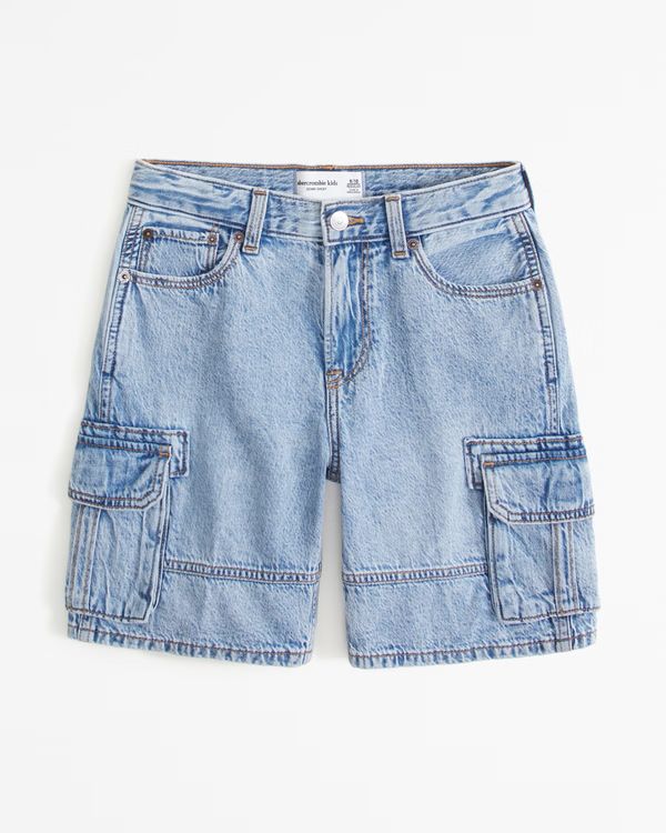lightweight baggy cargo shorts | Abercrombie & Fitch (US)