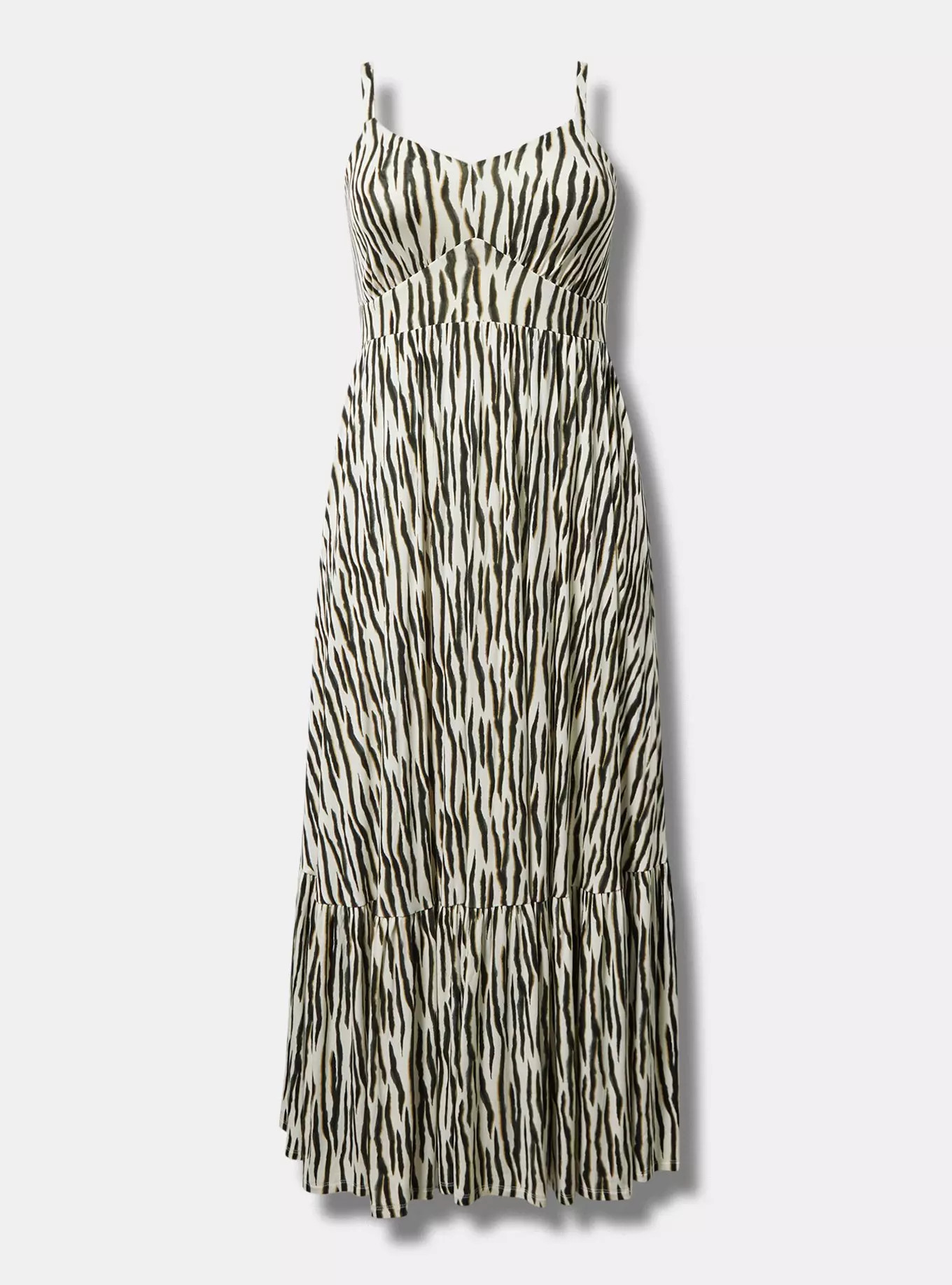 Maxi V-Neck Tiered Dress | Torrid (US & Canada)