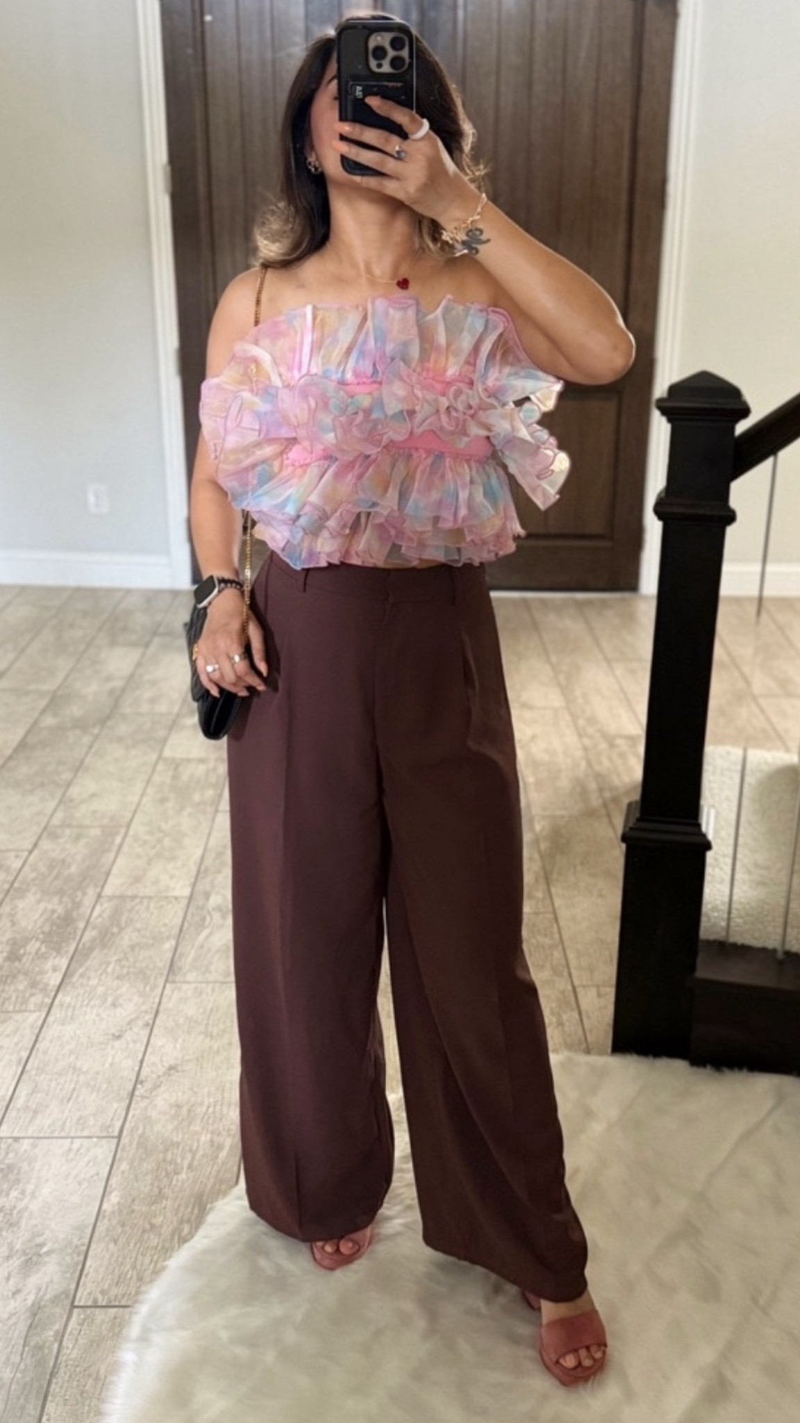 Organza ruffle top with pants

#LTKgrwm #LTKootd #LTKMothersDay