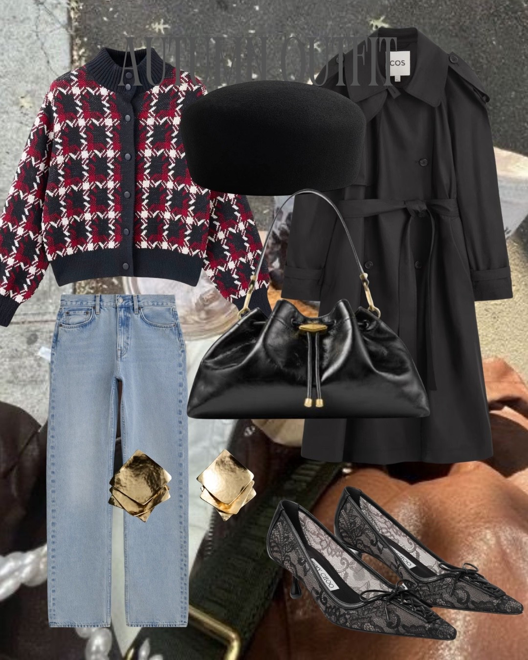 Chic autumn look, pillow hat, Jimmy choo bag, Jimmy choo shoes, straight jeans, cos coat

#LTKautumn #LTKFashionMonth #LTKuk