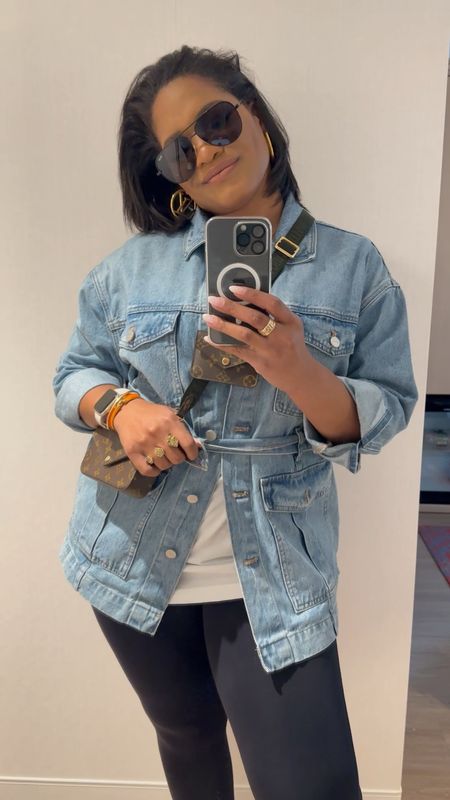 If you see me in this outfit every day, you’ve been warned. I’m a sucker for a denim jacket, leggings, clean white tee and sneaks. Loving this tailored denim jacket from Express  

#LTKcurves #LTKtravel