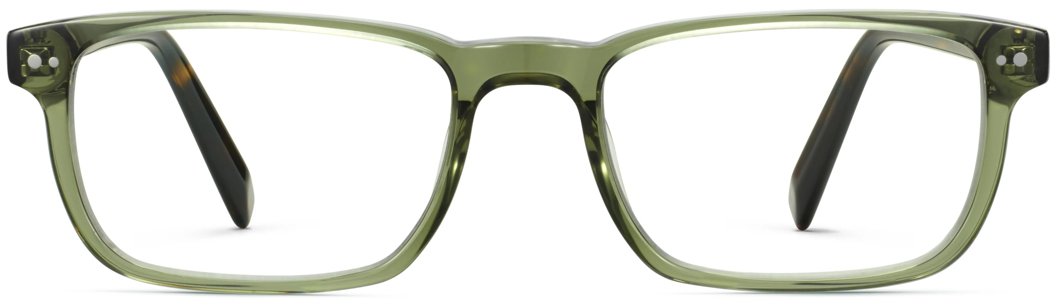 Donovan Eyeglasses in Seaweed Crystal with Cognac Tortoise | Warby Parker (US)