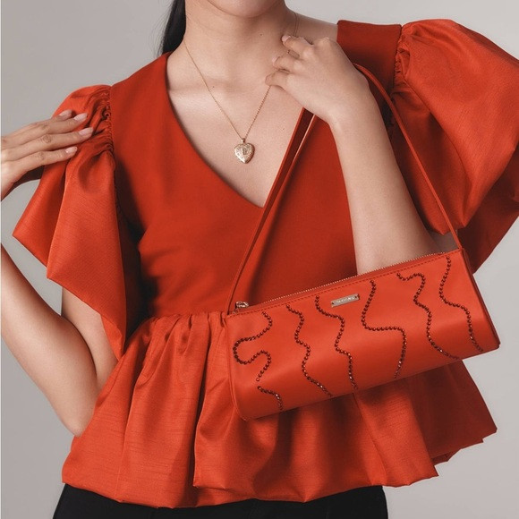 Sunday in Brooklyn Red Babydoll Blouse | Poshmark