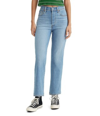 Levi's® Ribcage High Rise Ankle Straight Jeans | Dillard's