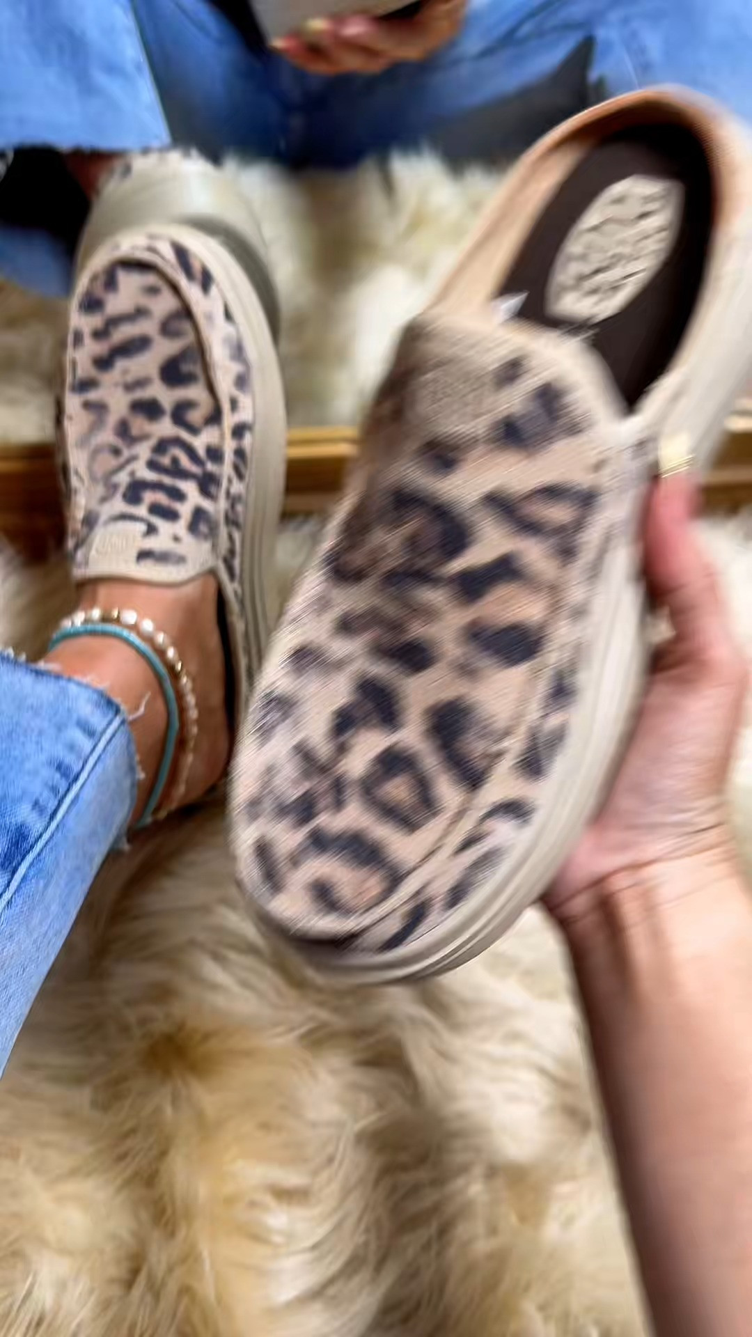 Hey dude Austin lifts in leopard are a must have! #heydude #heydude #heydudeaustinlift #heydudesummer #heydudeshoes #ad @HeyDude  

 #LTKootd #LTKWorkwear #LTKTravel