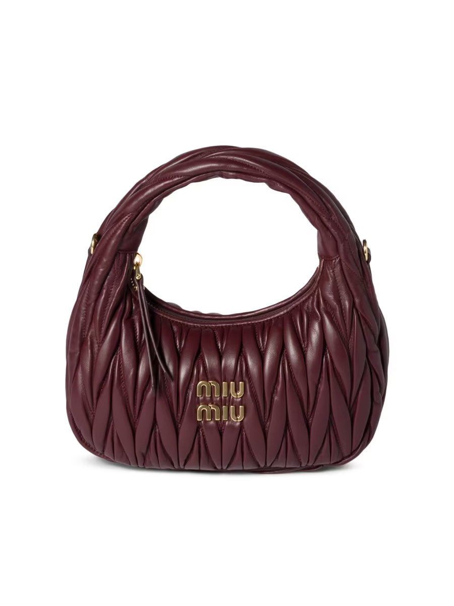 Wander Matelassé Nappa Leather Hobo Bag | Saks Fifth Avenue