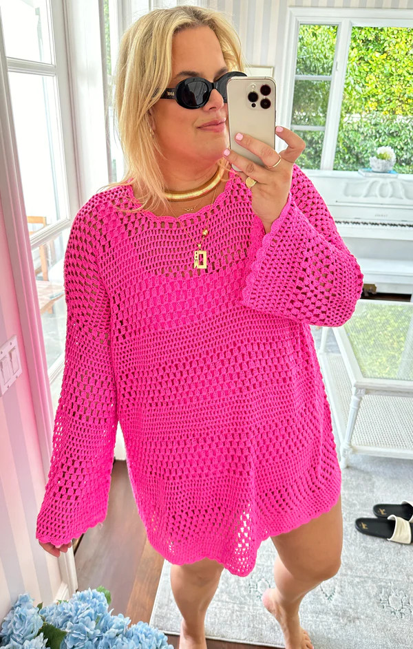 Paula Pullover ~ Hot Pink Crochet | Show Me Your Mumu