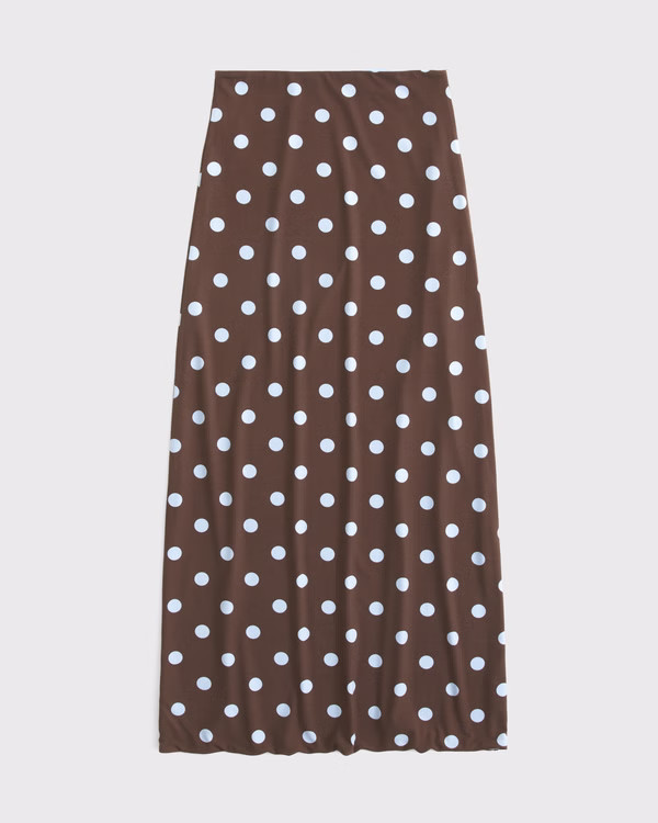 Reversible High Rise Maxi Skirt | Abercrombie & Fitch (US)