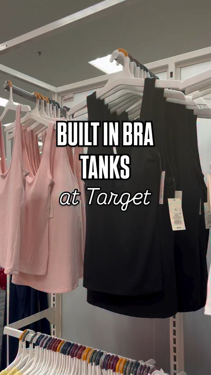 Say TANK to shop ✨

Built in bra tanks at Target! #targetstyle #targetfashion #affordablefashion