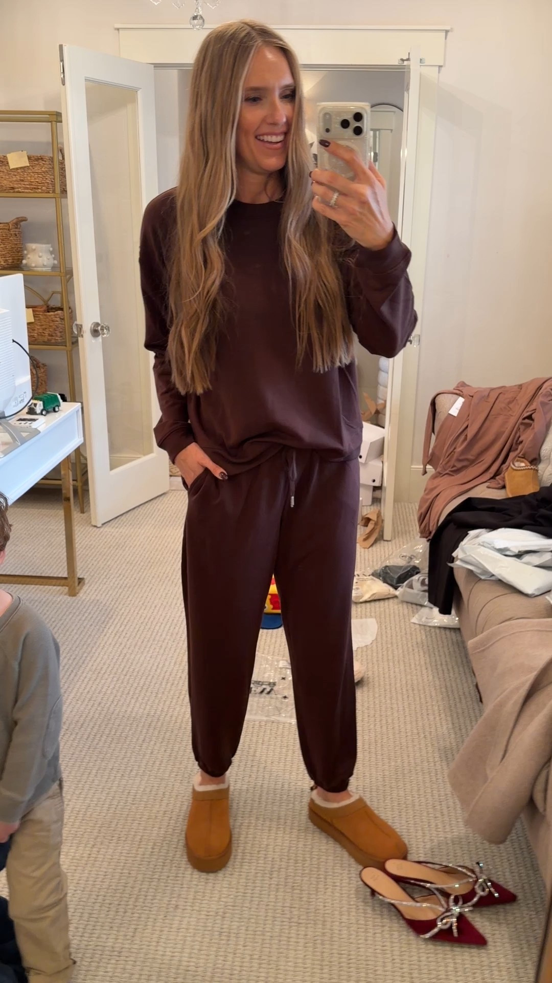 Walmart jogger set that is cozy and perfect for those casual days! 

#LTKSaleAlert #LTKFindsUnder50 #LTKSeasonal