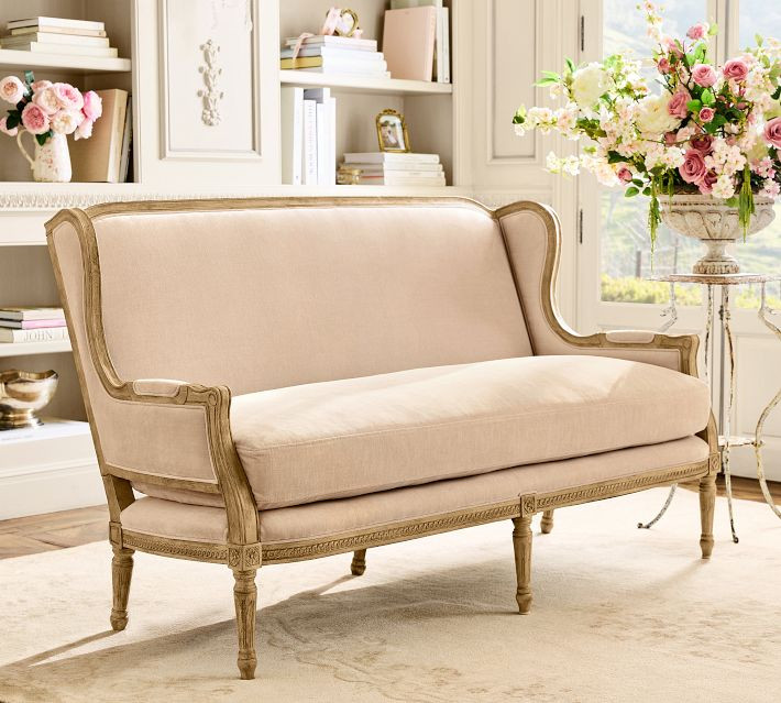 LoveShackFancy Sofa (63") | Pottery Barn (US)