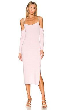 Bardot Stella Knit Dress in Sorbet Pink from Revolve.com | Revolve Clothing (Global)