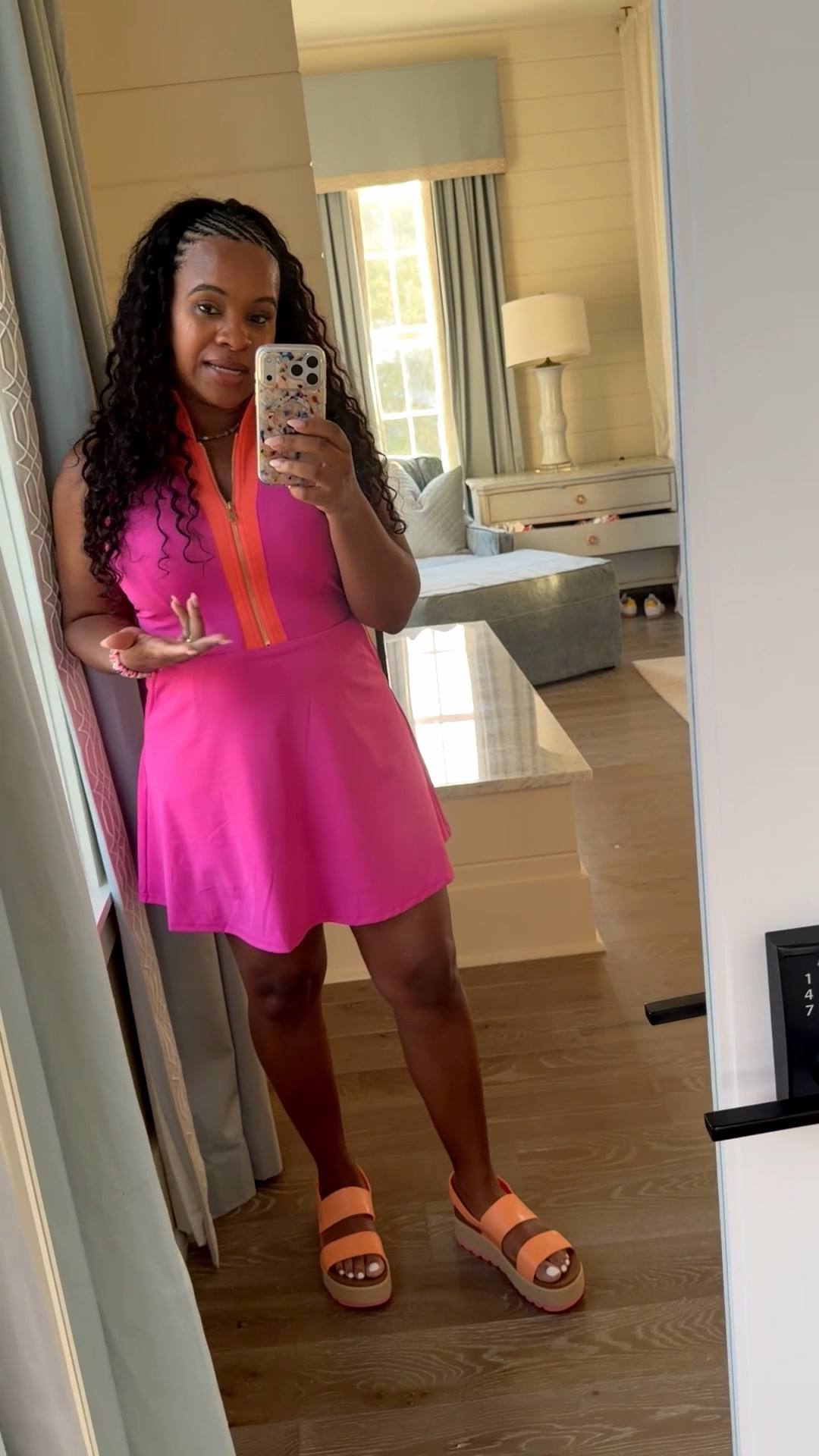 This scuba dress is so good! It’s a boutique but worth the buy! Use TARYN on my reef sandals tomorrow 

#LTKMidsize #LTKmomlife