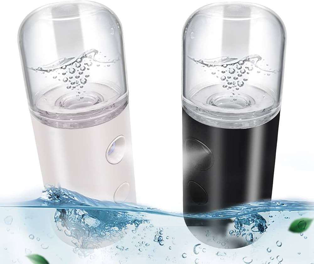 2Pack Kingsmile Facial Mister, Portable Face Mister, Cool Nano Mist Sprayer for Face Hydrating, M... | Amazon (US)