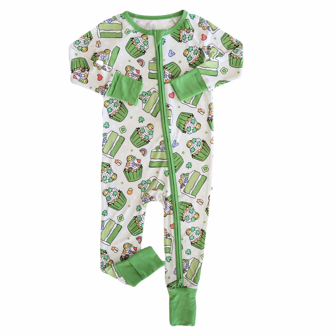 Shamrock Sweets Convertible Zip Romper | Caden Lane