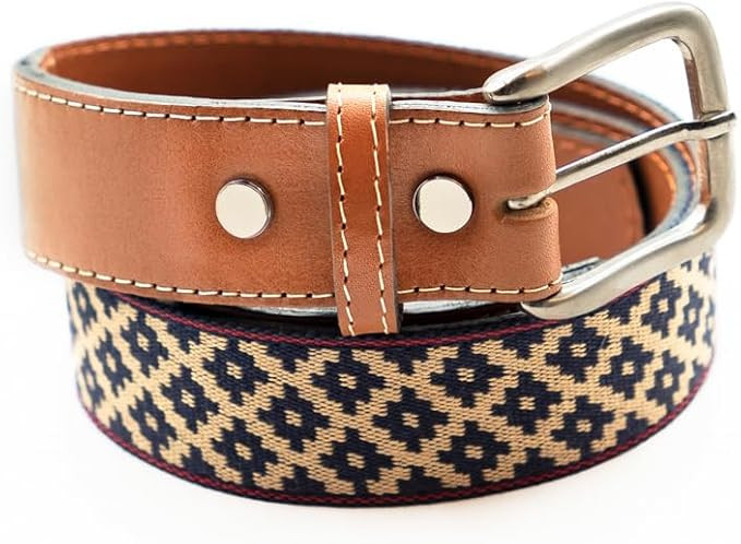 GauchoLife Interchangeable Handmade Woven Polo Belt - Guarda Pampas Design, Crafted from Full Gra... | Amazon (US)