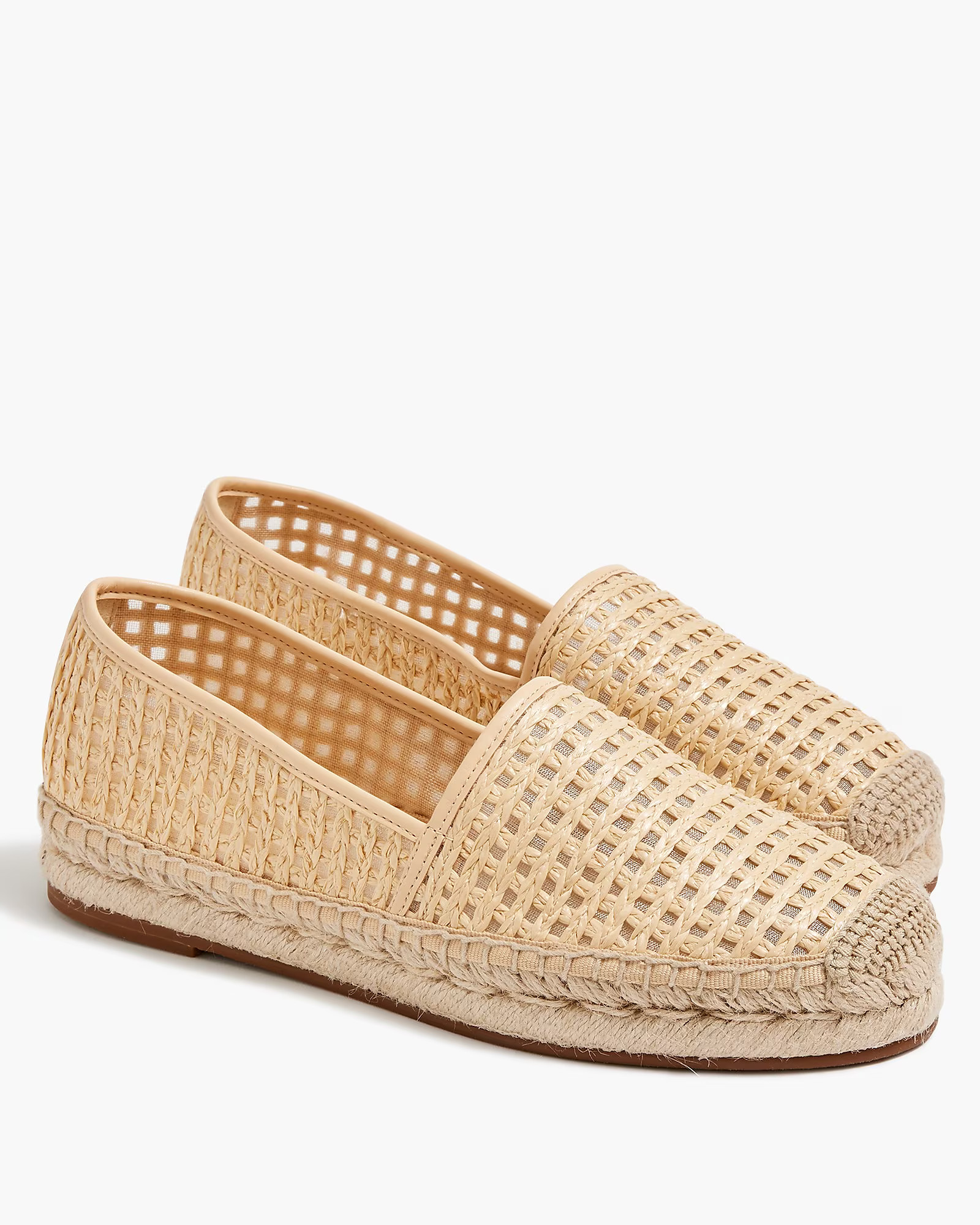 Woven espadrille slip-ons flats | J.Crew Factory