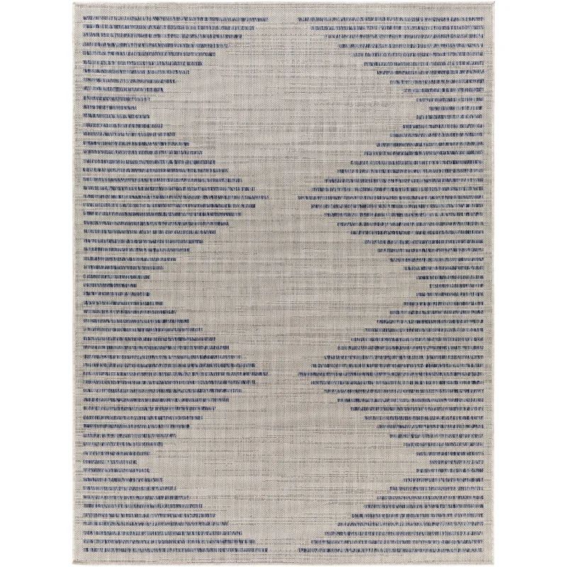 Corryn Machine Woven / Power Loomed Blue Indoor/Outdoor Rug | Wayfair North America