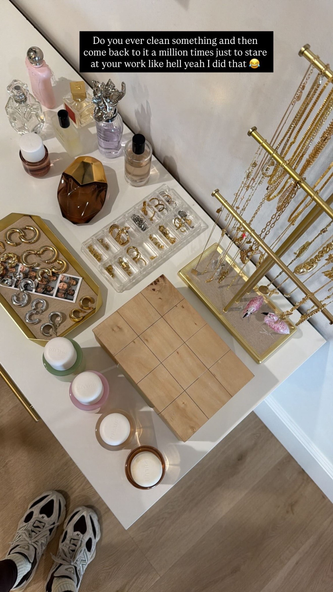 Do you ever clean something and then come back to it a million times just to stare at your work like hell yeah I did that 😂