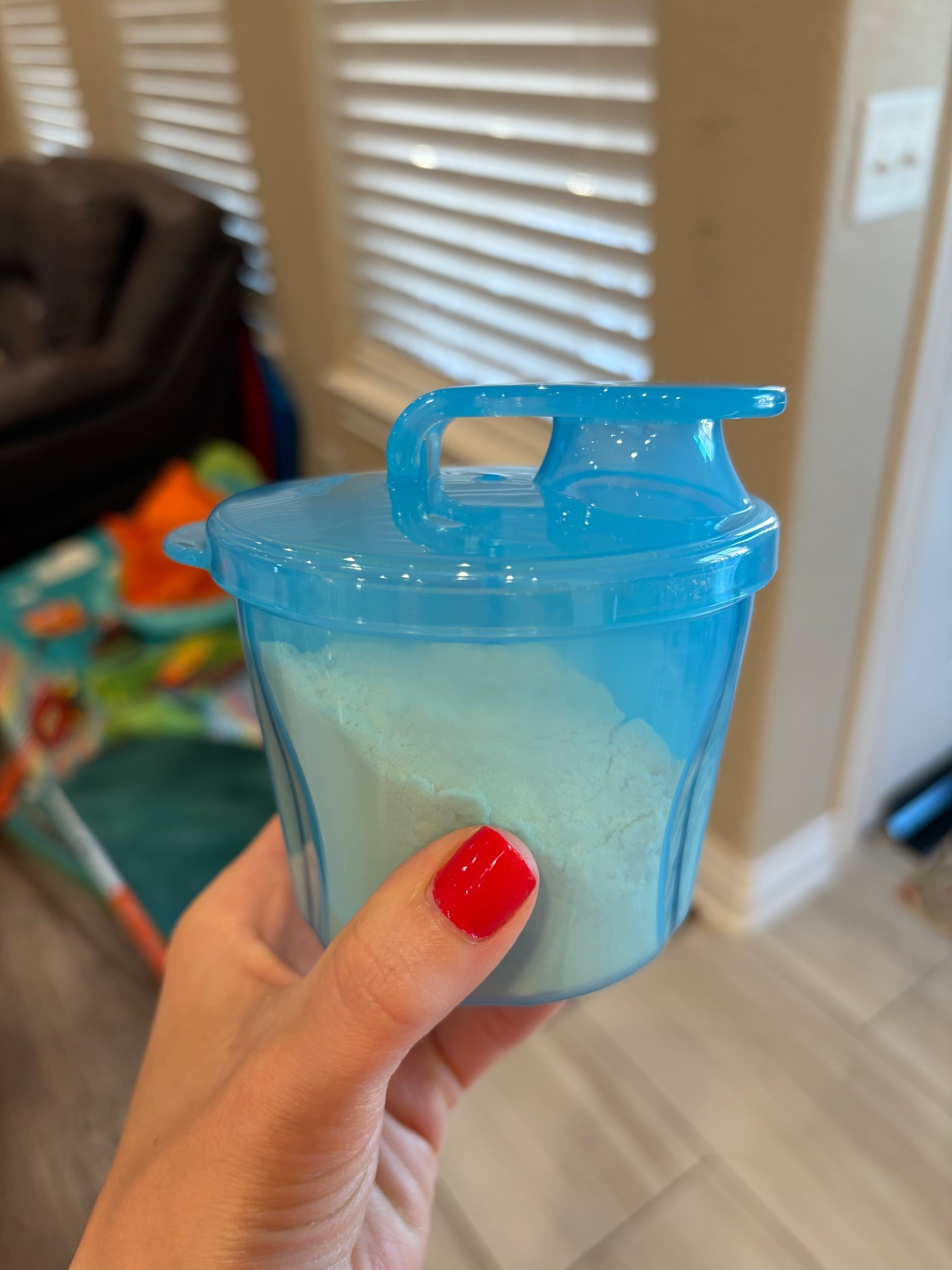 Formula on the go! Has three different spots for formula/ snacks. 

Baby. Registry. Formula. Baby food. On the go. Bottles. Momz 

#LTKmomlife #LTKBaby #LTKdayinmylife