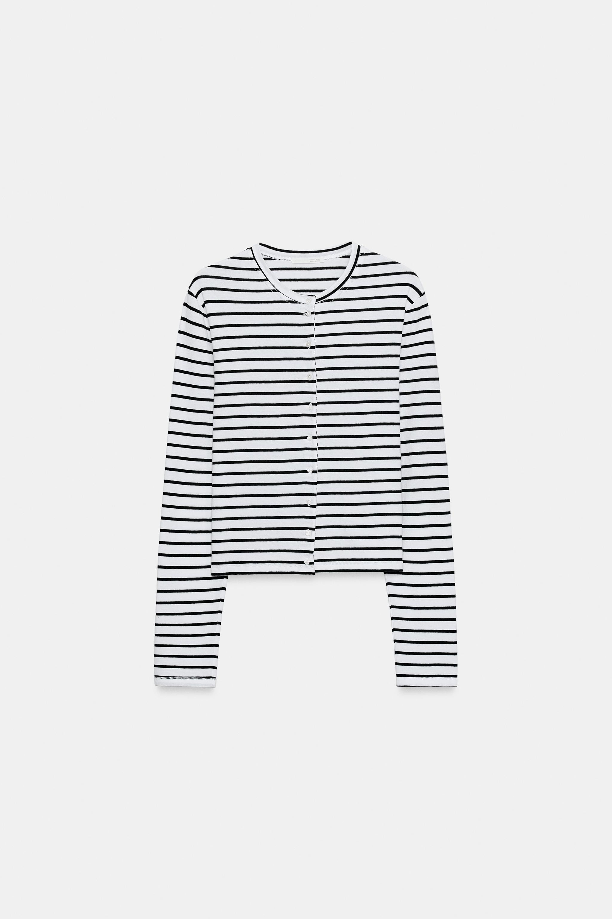 100% COTTON BUTTON-UP T-SHIRT | Zara US
