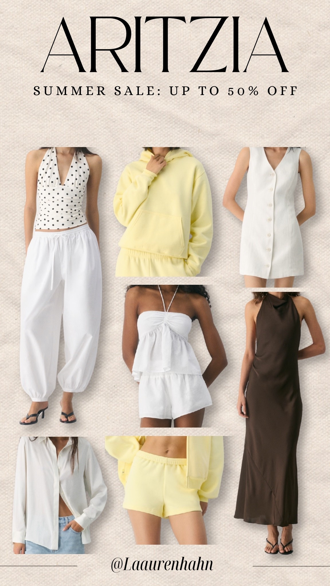 @Aritzia new arrivals all on sale! Up to 50% off

#LTKSaleAlert #LTKSeasonal #LTKootd